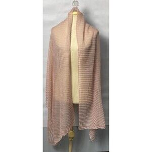 Wrap/scarf Peach Color Size 26”x84”